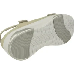 G Comfort Sandalias|Sandalia De Con Doble Tira De Velcro Ajustable En Piel Metal Especial Plantillas Con Piso Aligerado