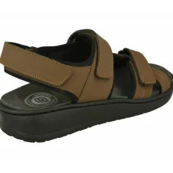 G Comfort Sandalias|Sandalia De De Tiras Cruzadas Con Ajuste De Velcro Y Planta De Descanso Extraible