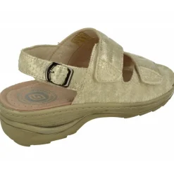 G Comfort Sandalias|Sandalia De De Doble Tira De Velcro Con Licra Elastica Adaptable, Planta De Descanso Extraible Y Piso De Caucho