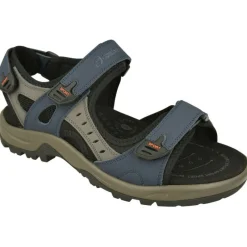 G Comfort Sandalias|Sandalia De En Piel Con Ajuste De Velcros Piel Engrasada Y Planta De Descanso Con Piso De Amortiguacion