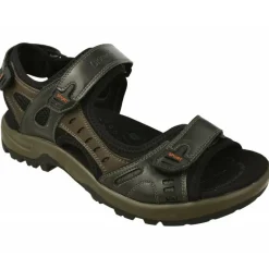 G Comfort Sandalias|Sandalia De En Piel Con Ajuste De Velcros Piel Engrasada Y Planta De Descanso Con Piso De Amortiguacion