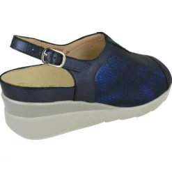 Drucker Calzapedic Sandalias|Sandalia De Piel Y Pala Elastica De , Plantilla Movible, Ancho 13