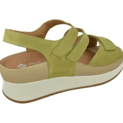 PieSanto Sandalias|Sandalia De Con Tiras De Velcro Cruzadas Ajustables Especial Para Plantillas Con Petaca Y Cubeta Y Plata Extraible Con