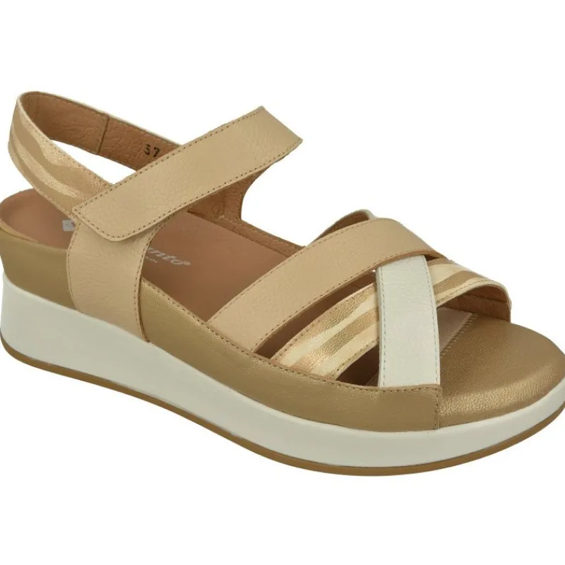 PieSanto Sandalias|Sandalia De De Tiras Cruzadas Especial Plantillas Con Petaca Y Cubeta Planta Anatomica Extraible Y Piso De Amortiguacio