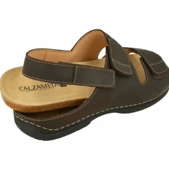 Calzamedi Sandalias|Sandalia De Triple Ajuste Por Velcros Con Planta Anatomica Movible Para Plantillas De