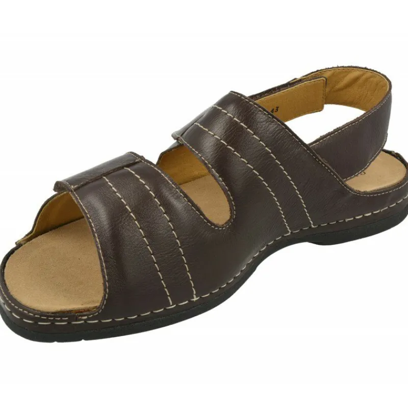 Calzamedi Sandalias|Sandalia De Triple Ajuste Por Velcros Con Planta Anatomica Movible Para Plantillas De