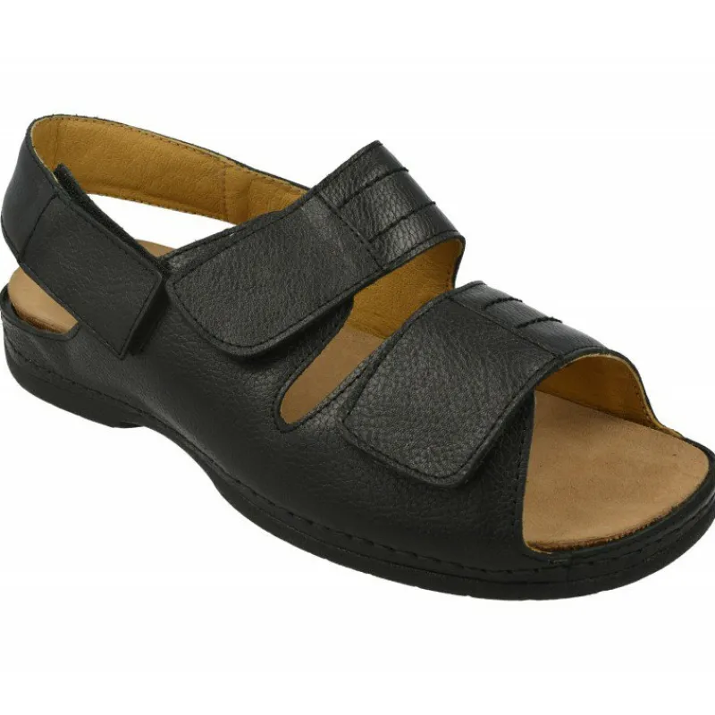 Calzamedi Sandalias|Sandalia De Triple Ajuste Por Velcros Con Planta Anatomica Movible Para Plantillas De