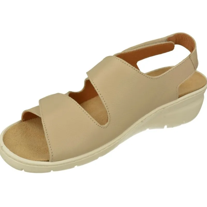Comfort Class Sandalias|Sandalia De Triple Velcro De Con Piso Aligerado Combinada En Charol Y Grabado Con Planta De Descanso
