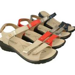 WESTLAND BY JOSEF SEIBEL antes ROMIKA Sandalias|Sandalia De Wesland Con Doble Velcro En Pala Y Tira Ajustable Al Empeine. Piso De Cuna De Poliuretano Y Planta Anatomica Extraib