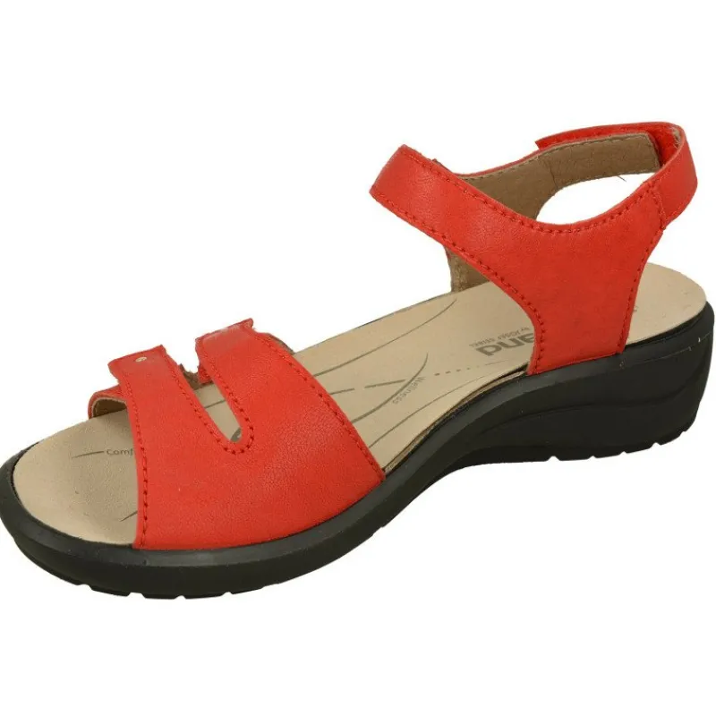 WESTLAND BY JOSEF SEIBEL antes ROMIKA Sandalias|Sandalia De Wesland Con Doble Velcro En Pala Y Tira Ajustable Al Empeine. Piso De Cuna De Poliuretano Y Planta Anatomica Extraib