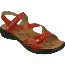 WESTLAND BY JOSEF SEIBEL antes ROMIKA Sandalias|Sandalia De Westland De Tiras Cruzadas Y Ajuste De Velcro Con Planta Anatomica Extraible Y Piso De Poliuretano