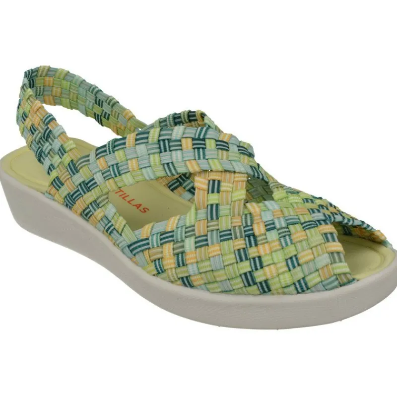 Doctor Cutillas Sandalias|Sandalia Del En Lona Trenzada Combinada Con Piso Microporoso Ligero Y Flexible