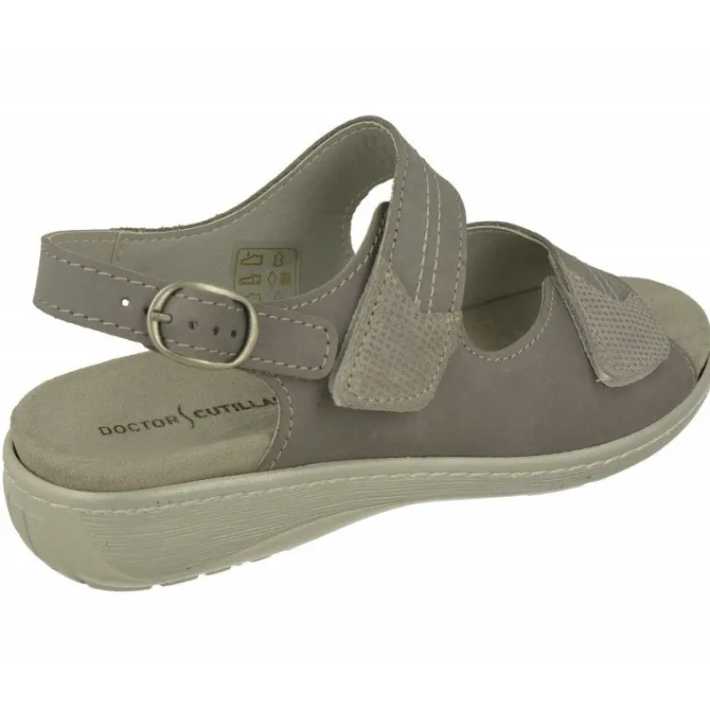 Doctor Cutillas Sandalias|Sandalia Del Con Doble Velcro Ajustable En Pala Con Plantilla Anatomica Y Piso De Caucho