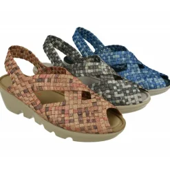 Doctor Cutillas Sandalias|Sandalia Del En Material Trenzado Combinado Con Piso De Cuna De Poliuretano Y Planta De Descanso