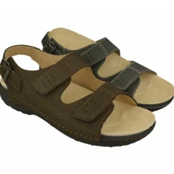 Calzamedi Sandalias|Sandalia Triple Velcro De Con Planta Anatomica Movible