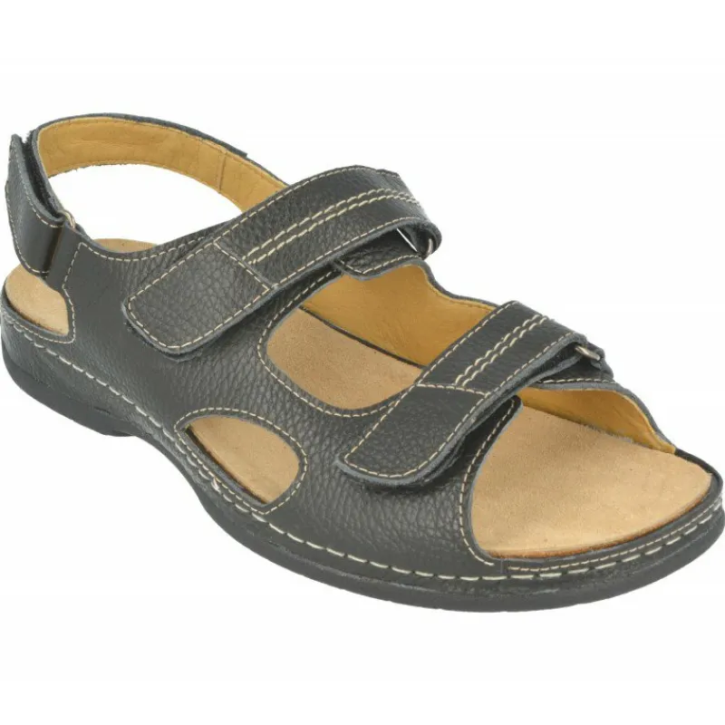 Calzamedi Sandalias|Sandalia Triple Velcro De Con Planta Anatomica Movible