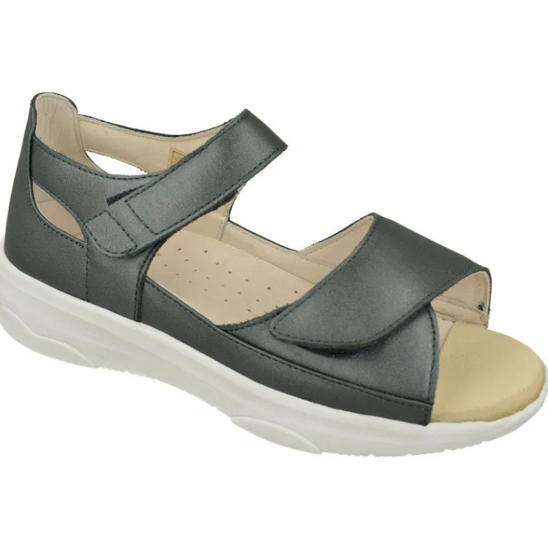 G Comfort Zapatos Ancho Especial|Talon Cerrado De Con Pujntera Abierta Y Doble Tira De Velcro Ajustable En Horma Extra Ancha Con Planta Extraible