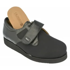 Calzamedi Velcros|Velcro De Con Cordon Y Pala Elastica Ancho 16 Especial Pie Diabetico. Negro