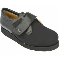 Calzamedi Velcros|Velcro De Con Cordon Y Pala Elastica Ancho 16 Especial Pie Diabetico. Negro