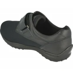 Calzamedi Velcros|Velcro De Con Pala De Lycra Elastica, Especial Pie Diabetico. Negro