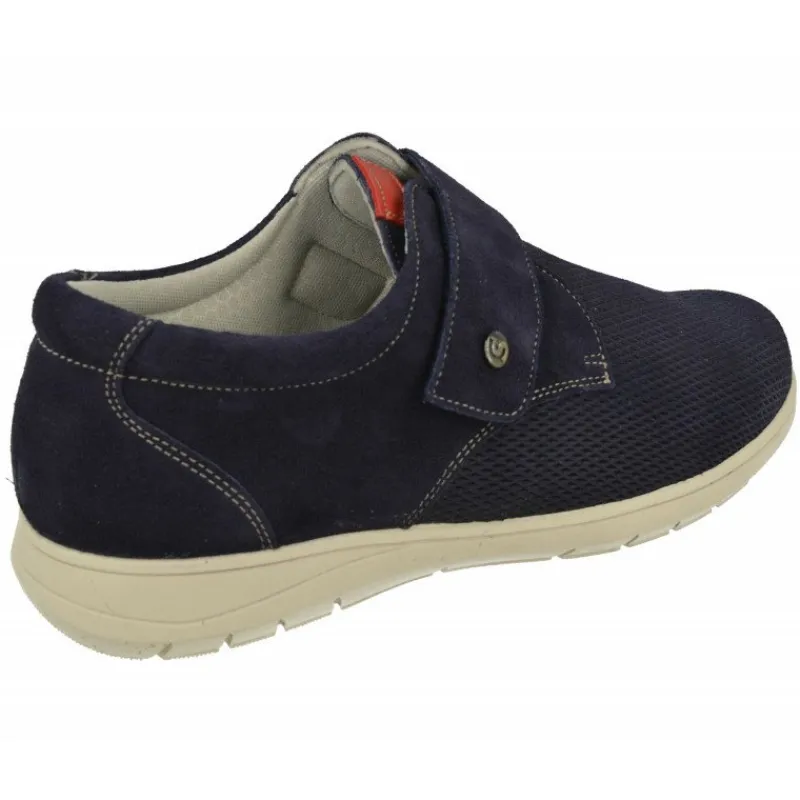 Calzamedi Velcros|Velcro De En Piel Nobuck Grabada Con Horma Confortable Y Piso De Amortiguacion