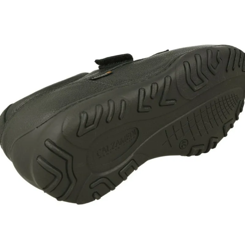 Calzamedi Velcros|Velcro De Especial Pie Diabetico, Ancho Especial 14 -15 Negro