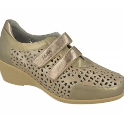 Drucker Calzapedic Velcros|Velcro De Drucker En Piel Combinada Con Charol Picada, Planta De Descanso Extraible Y Piso De Cuna De Poliuretano
