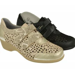 Drucker Calzapedic Velcros|Velcro De Drucker Picado Combinado En Piel Y Metal Con Piso De Cuna De Descanso De Poliuretano Y Planta Extraible