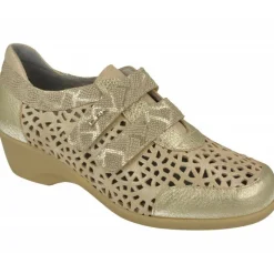 Drucker Calzapedic Velcros|Velcro De Drucker Picado Combinado En Piel Y Metal Con Piso De Cuna De Descanso De Poliuretano Y Planta Extraible