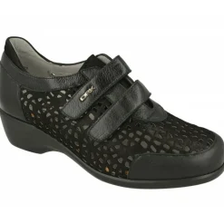 Drucker Calzapedic Velcros|Velcro De Drucker Picado Combinado En Piel Y Metal Con Piso De Cuna De Descanso De Poliuretano Y Planta Extraible