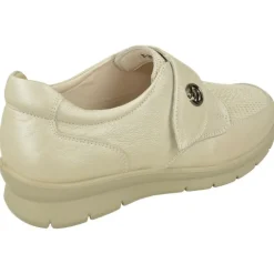 G Comfort Velcros|Velcro De De Pala Grabada Con Horma De Ancho 14 Especial Plantillas Con Piso De Amortiguacion Beige