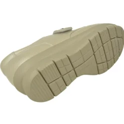 G Comfort Velcros|Velcro De De Pala Grabada Con Horma De Ancho 14 Especial Plantillas Con Piso De Amortiguacion Beige