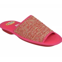 Cosdam Chinelas|Zapatilla Chinela Con Puntera Abierta En Lona Jaspeada Y Piso De Goma Biorelax De Amortiguacion