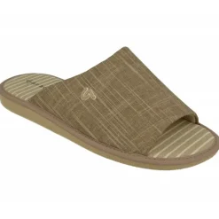 Garzon Chinelas|Zapatilla Chinela De De Lona Estampada Con Piso Microporoso Aligerado