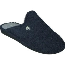 Garzon Chinelas|Zapatilla Chinela De Con Piso Aligerado En Rizo De Algodon Marino