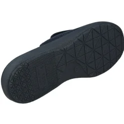 Garzon Zapatillas De Calle|Zapatilla Chinela De En Lona De Algodon Con Tira Ajustable De Velcro Y Piso De Caucho En Horma De Ancho Especial Marino