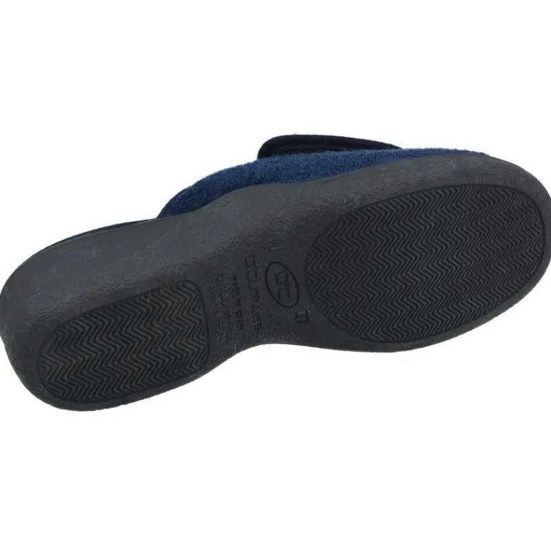 Doctor Cutillas Chinelas|Zapatilla Chinela De Pala De Velcro Ajustable Rizo Algodon Del . Marino