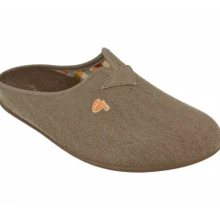Garzon Chinelas|Zapatilla Chinela De Puntera Cerrada En Lona De Algodon Piso De Caucho Y Planta De Latex Extraible De Ancho Especial