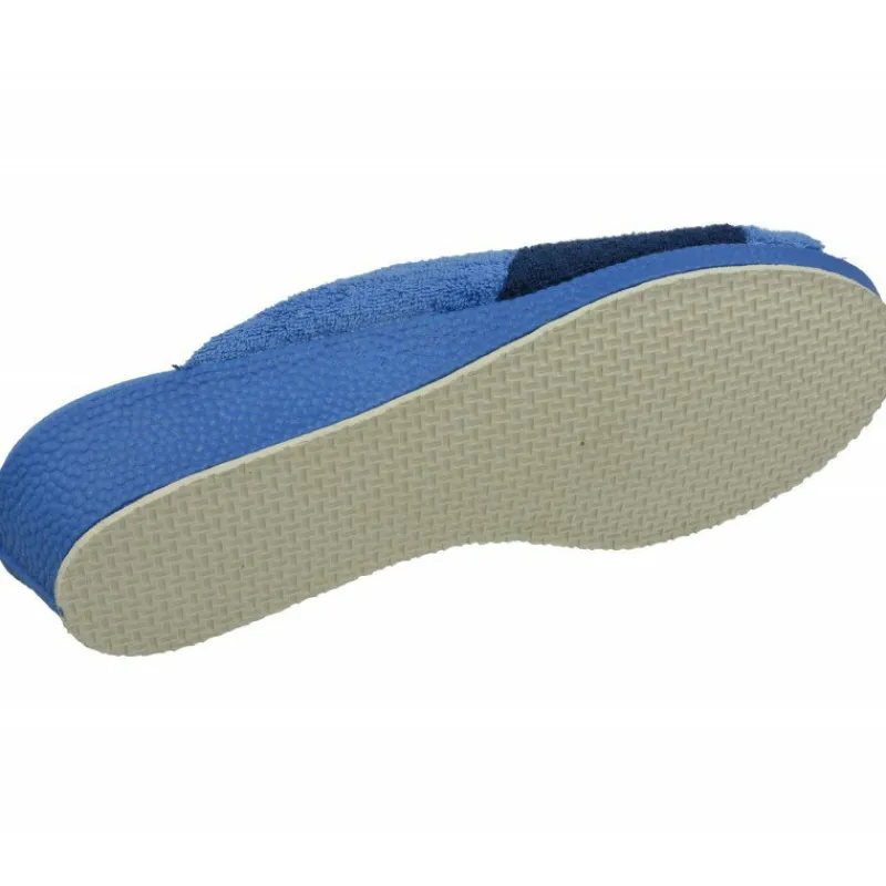 Garzon Chinelas|Zapatilla Chinela De Rizo Algodon Combinada Con Piso Esponjoso De Calzados