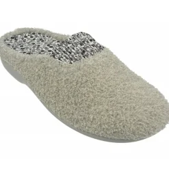 Garzon Chinelas|Zapatilla Chinela De Rizo De Algodon De Con Planta Anatomica Movible Y Suela De Caucho