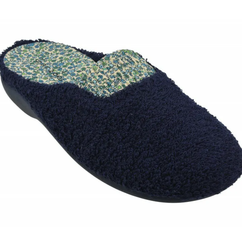 Garzon Chinelas|Zapatilla Chinela De Rizo De Algodon De Con Planta Anatomica Movible Y Suela De Caucho