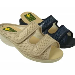 Doctor Cutillas Chinelas|Zapatilla Chinela Del Con Doble Tira Del Velcro En Lona Grabada Con Piso De Caucho Y Planta Extraible