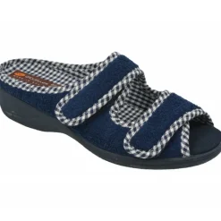 Doctor Cutillas Chinelas|Zapatilla Chinela Doble Velcro En Rizo De Algodon Especial Para Plantillas Ortopedicas