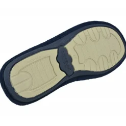 Cosdam Chinelas|Zapatilla Chinela Puntera Abierta En Rizo Algodon Con Planta De Gel Y Suela Biorelax De Maximo Confort De Pisada Marino