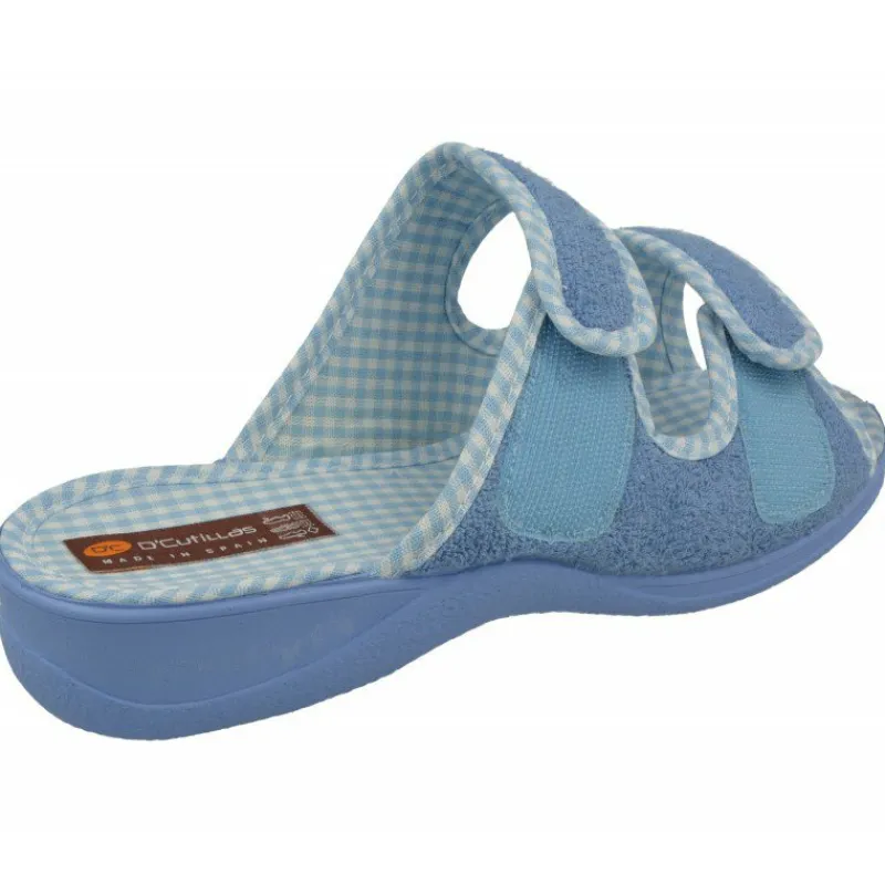 Doctor Cutillas Chinelas|Zapatilla Chinela Toalla Doble Velcro Extra Ancha Del .