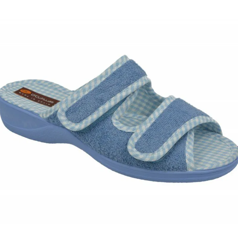 Doctor Cutillas Chinelas|Zapatilla Chinela Toalla Doble Velcro Extra Ancha Del .