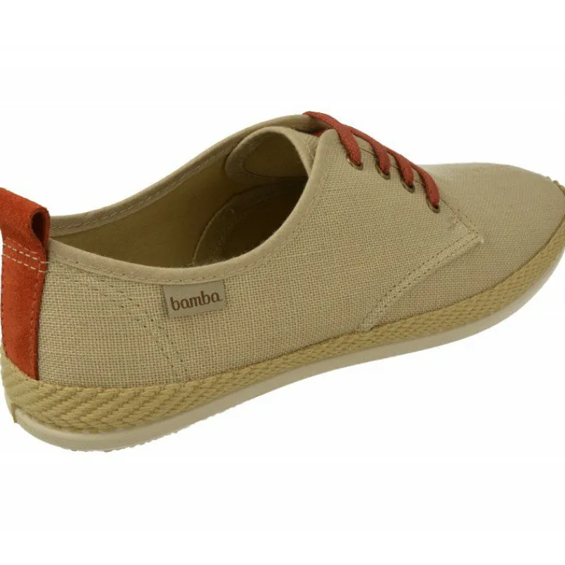 Victoria Zapatillas De Calle|Zapatilla Cordon De En Lona De Algodon Con Ribete De Cuerda Con Piso De Caucho