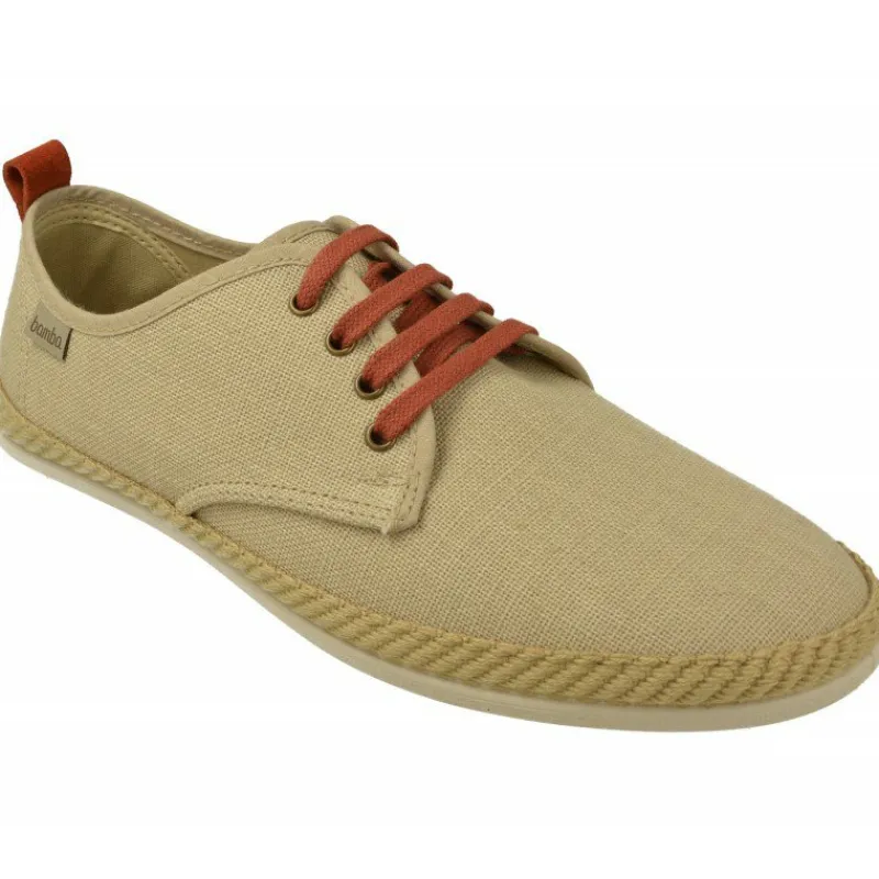 Victoria Zapatillas De Calle|Zapatilla Cordon De En Lona De Algodon Con Ribete De Cuerda Con Piso De Caucho