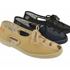 Doctor Cutillas Zapatillas De Casa|Zapatilla Cordon En Tejido Elastico Y Apertura Total Del