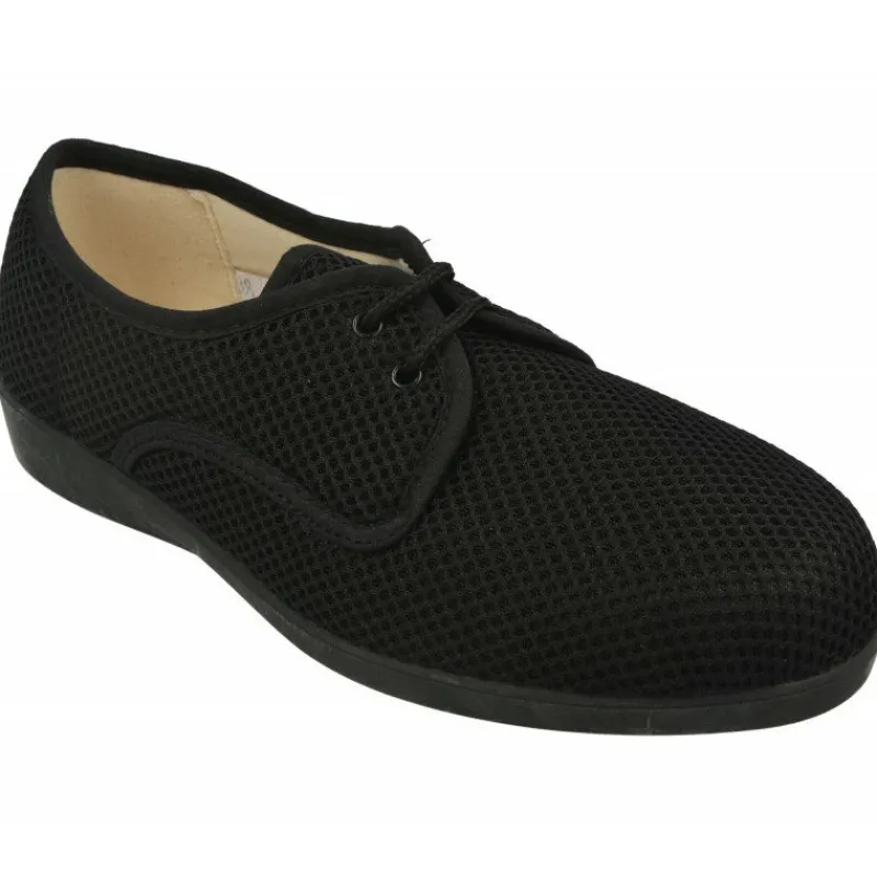 Doctor Cutillas Zapatillas De Casa|Zapatilla Cordon Pala Lisa Elastico Extra Ancho Del